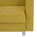 Kihúzható kanapé, sárga, LILANA