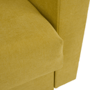 Kihúzható kanapé, sárga, LILANA