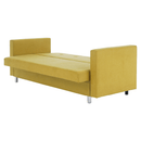 Kihúzható kanapé, sárga, LILANA