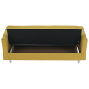 Kihúzható kanapé, sárga, LILANA