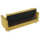Kihúzható kanapé, sárga, LILANA