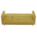 Kihúzható kanapé, sárga, LILANA