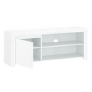 TV asztal 1D/160, fehér fényes, LINDY