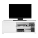 TV asztal 1D/160, fehér fényes, LINDY