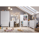 Polc 150, fehér, LINDY