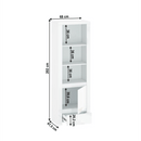 Polcállvány 1D1S, fehér fényes, LINDY