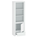 Polcállvány 1D1S, fehér fényes, LINDY