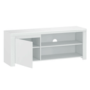 TV asztal 1D/160, fehér fényes, LINDY