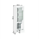 Vitrin 1D1W1S, fehér fényes, LINDY