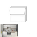 Felsőszekrény, fehér magas fényű HG, LINE G80