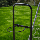 Labdatartó állvány, fekete, fém, LOBY