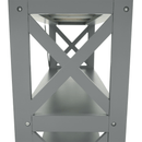 Konzolasztal, szürke, LOMIR