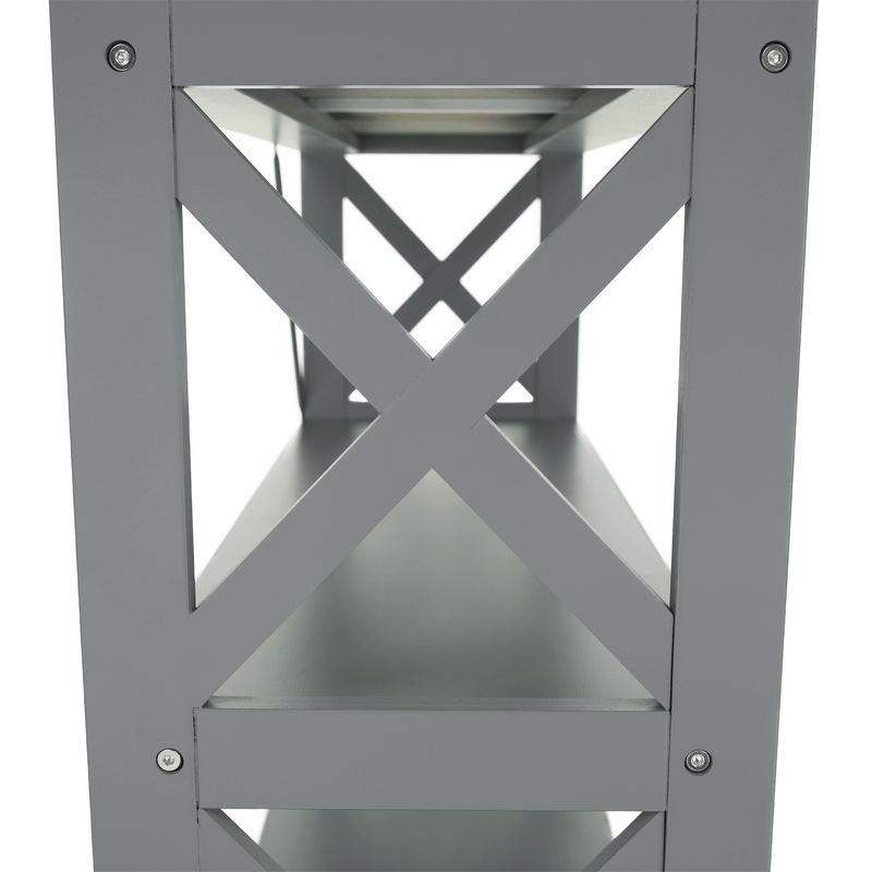 Konzolasztal, szürke, LOMIR