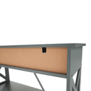 Konzolasztal, szürke, LOMIR