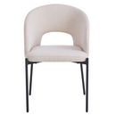 Étkezőszék, bézs/fekete, LONKA