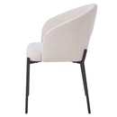 Étkezőszék, bézs/fekete, LONKA