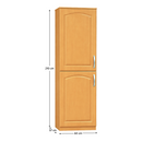 Hűtőgép szekrény elem, éger, balos, LORA MDF NEW KLASIK S60LO