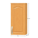 Konyhaszekrény, felső, jobb, égerfa LORA MDF NEW KLASIK W30 / 735