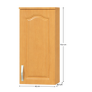 Konyhaszekrény, felső, égerfa LORA MDF NEW KLASIK W40/735