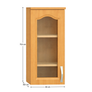Felső konyhaszekrény, éger, balos, LORA MDF NEW KLASIK W40S