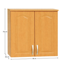 Konyha szekrény, felső, éger, LORA MDF NEW KLASIK W80/735