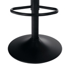 Bárszék, barna szövet csiszolt bőr hatással, LORASA NEW