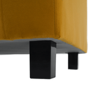 Fotel mustár színű szövet, LUANA