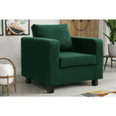 Fotel smaragd szövet, LUANA