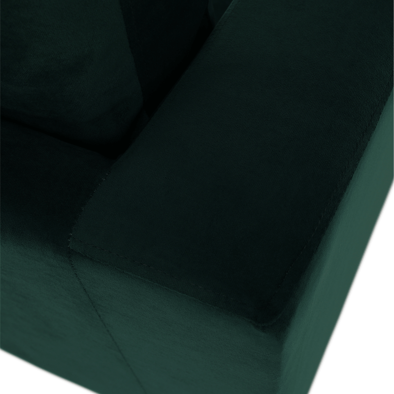 Fotel smaragd szövet, LUANA