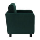 Fotel smaragd szövet, LUANA