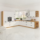 Felső szekrény, fehér/artisan tölgy, LULA 40 NAGU-36 1F