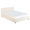 Ágy ráccsal, 180x200, fehér, LUNELA