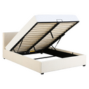 Ágy ráccsal, 180x200, fehér, LUNELA