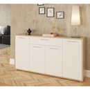 Komód, sonoma tölgy/fehér, LUNIA