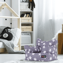 Babzsák, szürke/fehér, csillag minta, LURKO