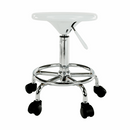 Szék, fehér/króm, MABEL 4 NEW