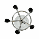 Szék, fehér/króm, MABEL 4 NEW