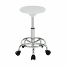 Szék, fehér/króm, MABEL 4 NEW