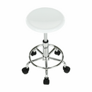 Szék, fehér/króm, MABEL 4 NEW