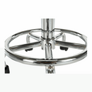 Szék, fehér/króm, MABEL 4 NEW