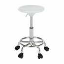 Szék, fehér/króm, MABEL 4 NEW