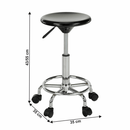 Szék, fekete/króm, MABEL 3 NEW