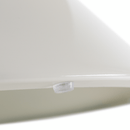 Dohányzóasztalok, 2 db-os szett, fehér márvány/fehér/arany, acél, MABUZ