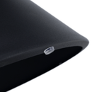 Dohányzóasztalok, 2 db-os szett, fehér márvány/fekete/arany, acél, MABUZ