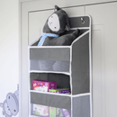 Függő rendszerező ajtóra, szürke, MADON