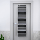 Függő rendszerező ajtóra, szürke, MADON