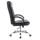 Irodai szék, fekete ekobőr, MADOX NEW