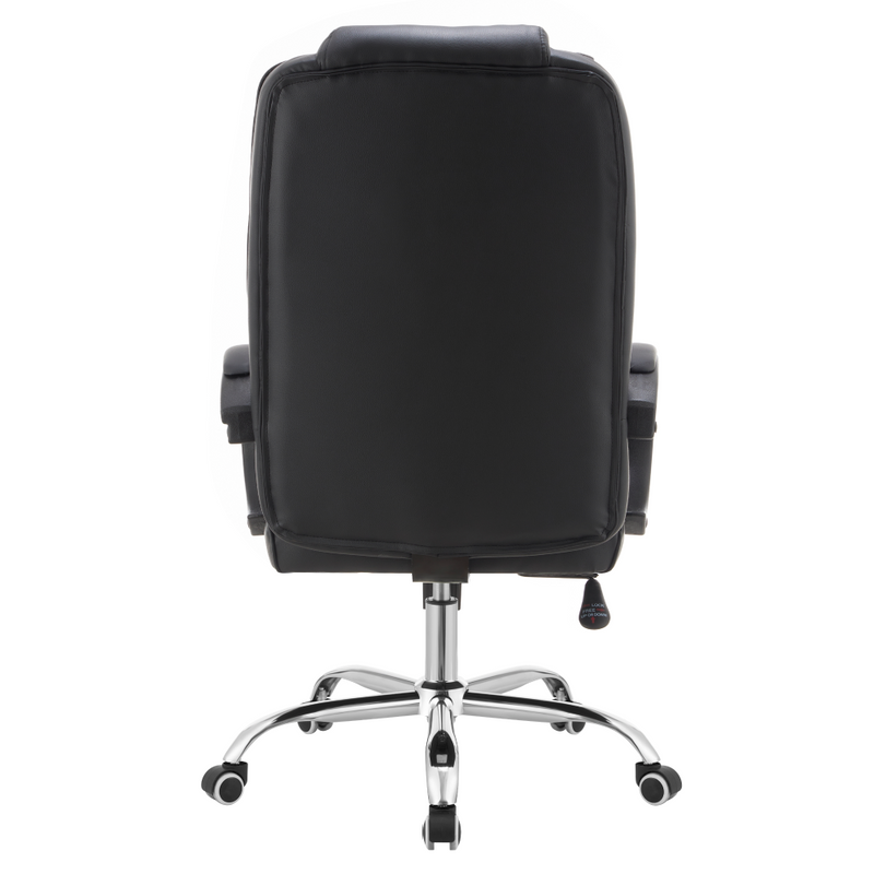 Irodai szék, fekete ekobőr, MADOX NEW