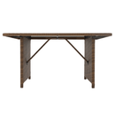 Kerti rattan szett, világosbarna/fekete, MADUL