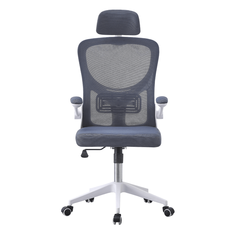 Irodai szék, szürke/fehér, MAGUS